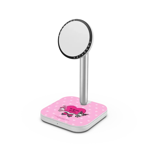 My Melody & Kuromi Heart PowerThru 2-in-1 Charging Stand