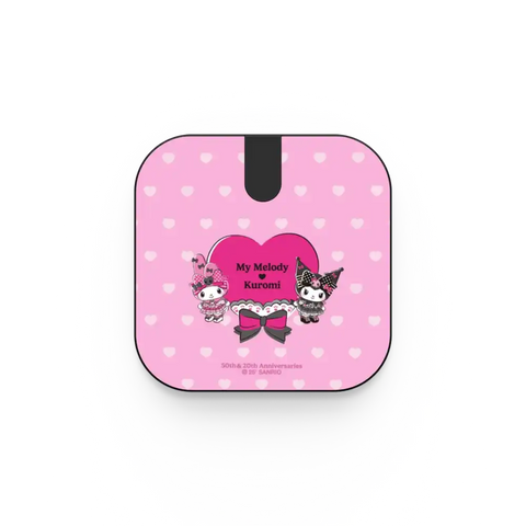 My Melody & Kuromi Heart PowerThru 2-in-1 Charging Stand