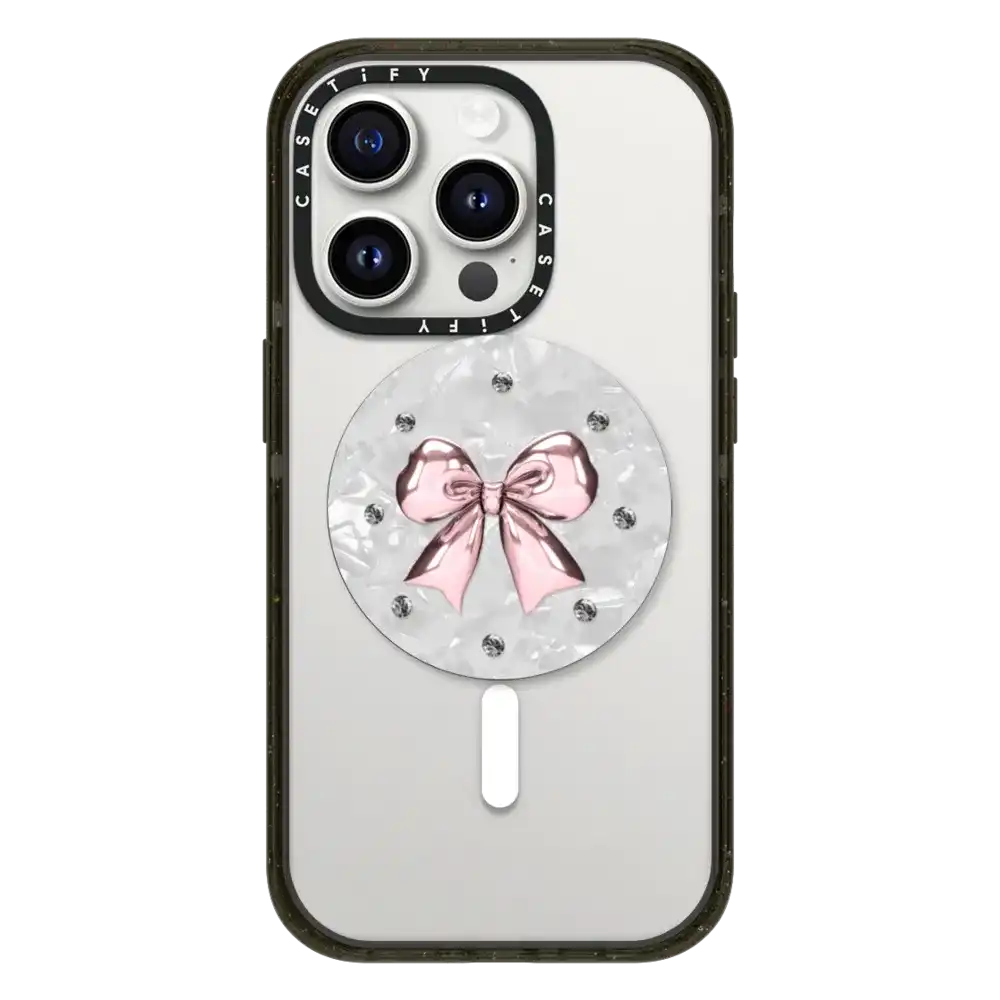 Metallic Pink Ribbon