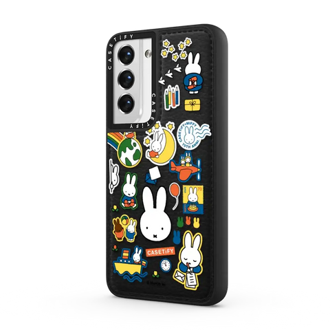 Miffy Postage Collage Sticker Case (Clear)