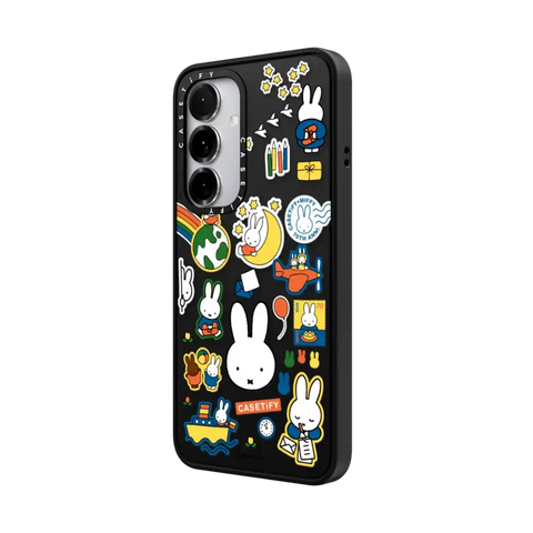 Miffy Postage Collage Sticker Case (Clear)