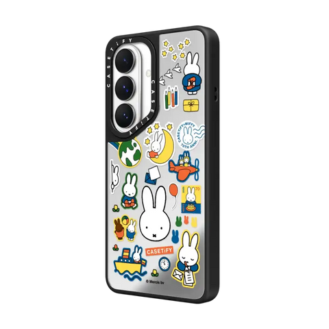 Miffy Postage Collage Sticker Case (Clear)