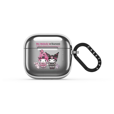 My Melody & Kuromi Plushies Earbuds Case