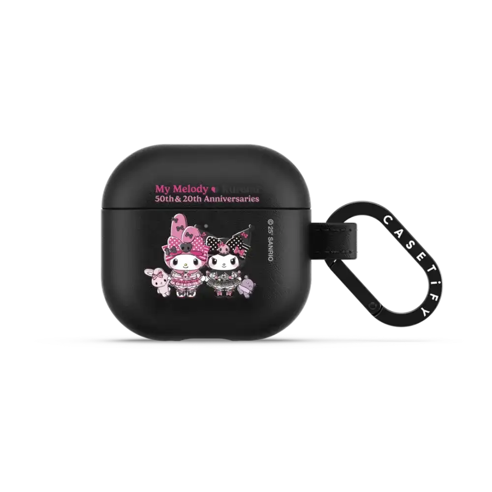 My Melody & Kuromi Plushies Earbuds Case
