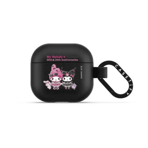 My Melody & Kuromi Plushies Earbuds Case