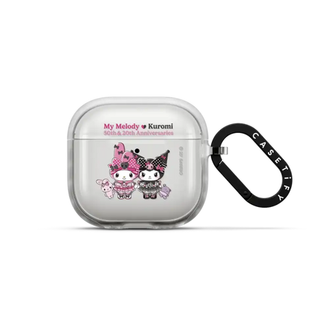 My Melody & Kuromi Plushies Earbuds Case