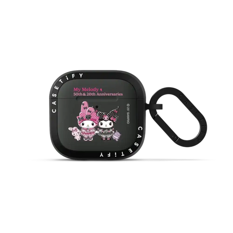 My Melody & Kuromi Plushies Earbuds Case