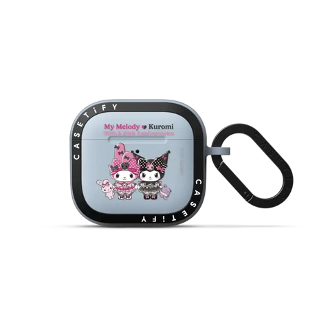 My Melody & Kuromi Plushies Earbuds Case