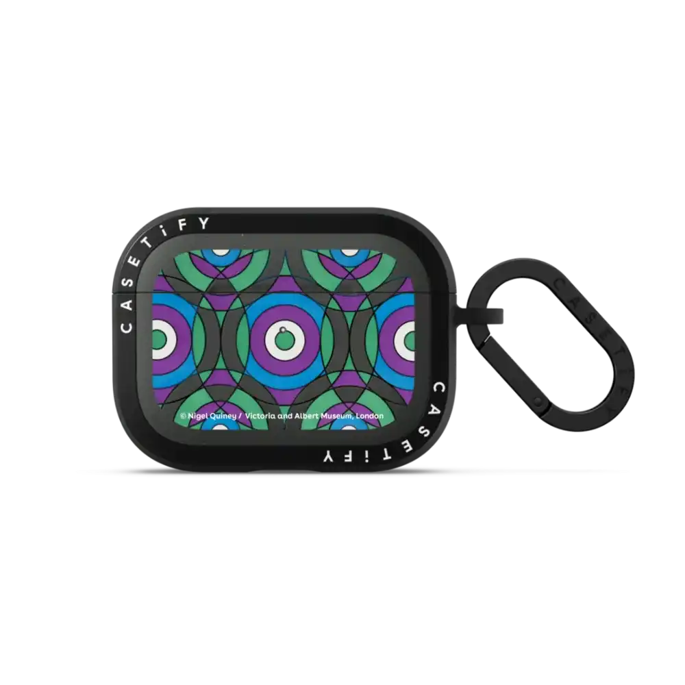 V&A Geometry Edit, Bullseye 3 Earbuds Case