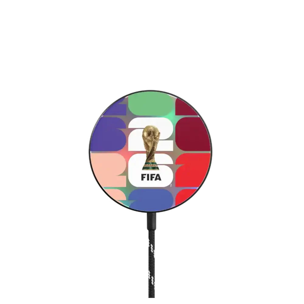 FIFA WORLD CUP 26™ PATTERN POWERTHRU MAGNETIC WIRELESS CHARGER