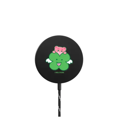 BELLYGOM Lucky Clover PowerThru Magnetic Wireless Charger