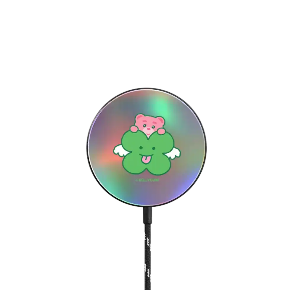 BELLYGOM Lucky Clover PowerThru Magnetic Wireless Charger