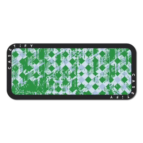 Distorted Checker-Green