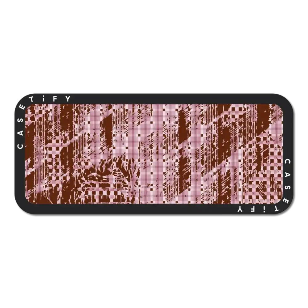 Distorted Checker-Pink