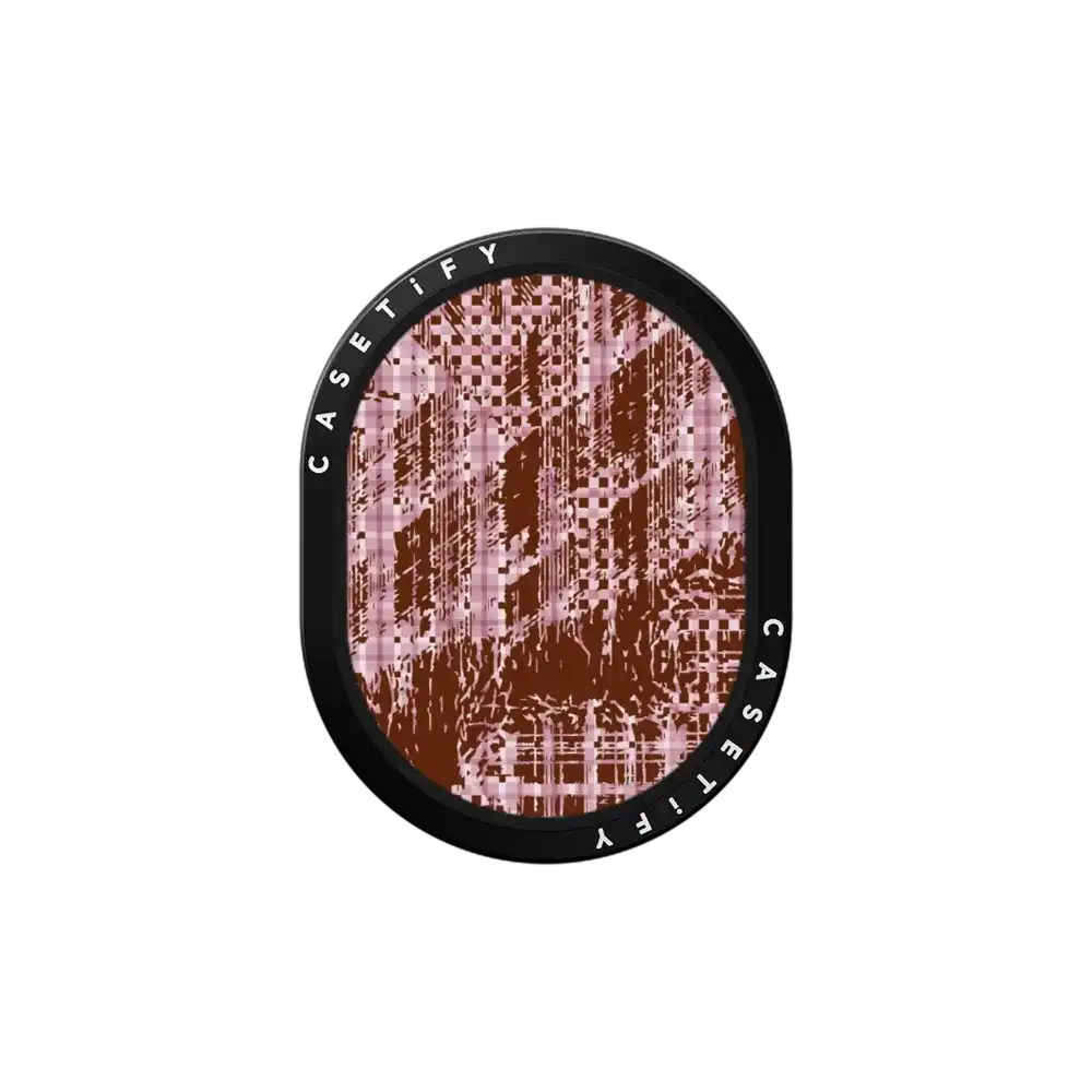 Distorted Checker-Pink