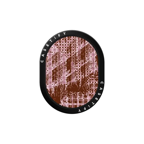 Distorted Checker-Pink