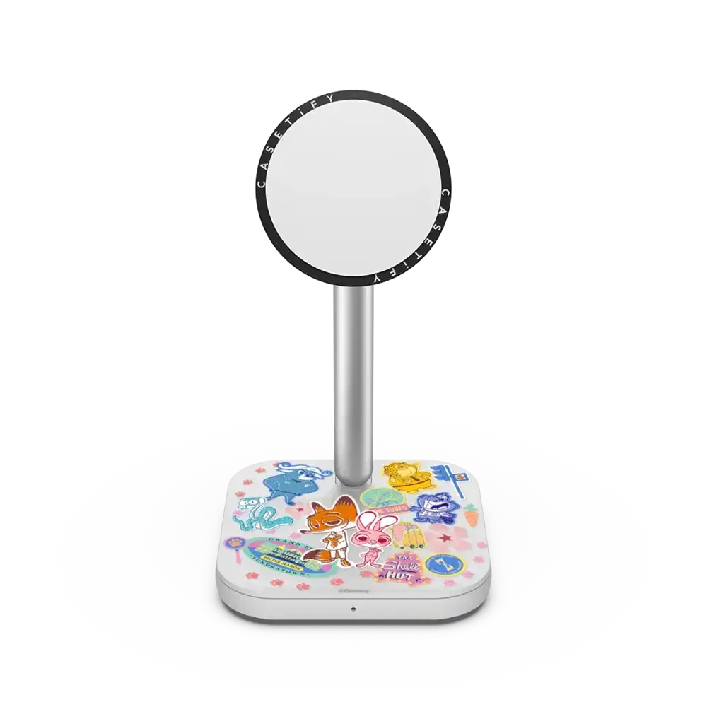 Nick and Judy Stickermania PowerThru 2-in-1 Charging Stand