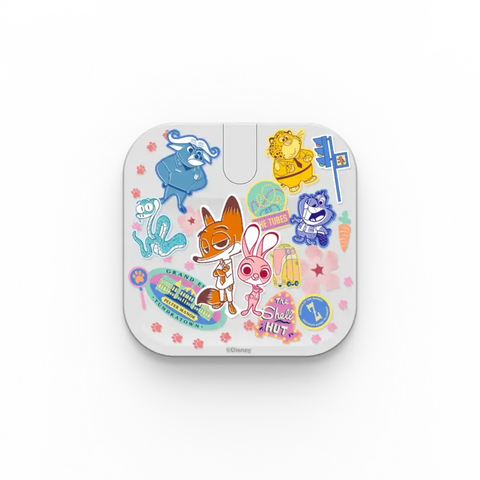 Nick and Judy Stickermania PowerThru 2-in-1 Charging Stand