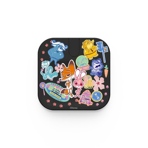 Nick and Judy Stickermania PowerThru 2-in-1 Charging Stand