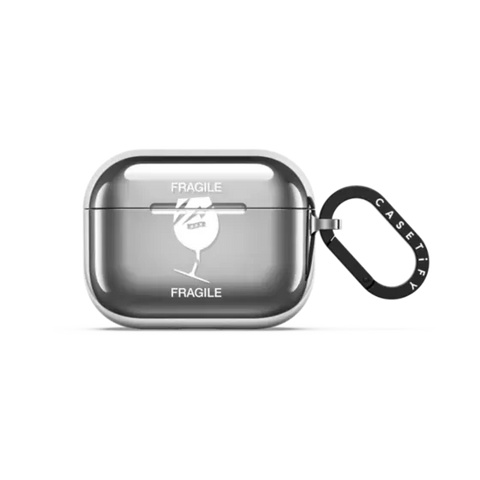 FRAGILE Glass Earbuds Case
