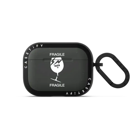 FRAGILE Glass Earbuds Case