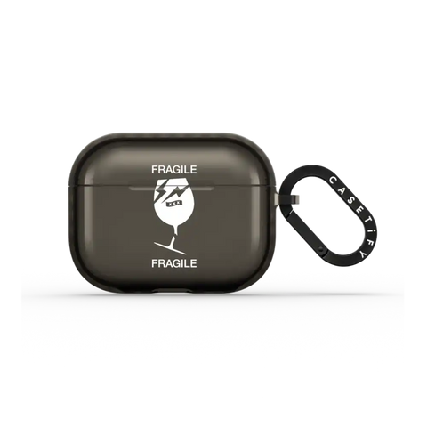 FRAGILE Glass Earbuds Case