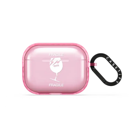 FRAGILE Glass Earbuds Case