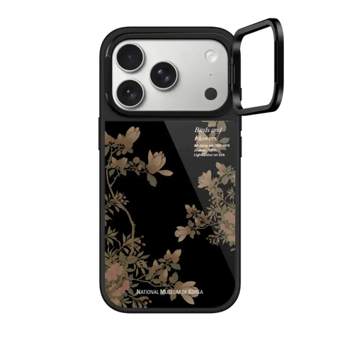 NMK Bird and Flowers Case - Black Mirror Edition