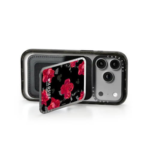 Mickey Mouse and Rose Pattern Snappy Cardholder Stand
