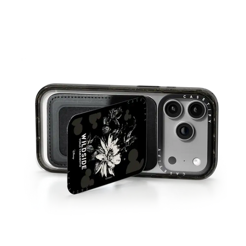 Mickey Mouse and Gothic Flower Snappy Cardholder Stand
