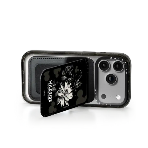 Mickey Mouse and Gothic Flower Snappy Cardholder Stand