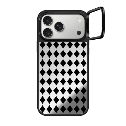 Mirror Ring Stand Case for iPhone 17 | Military Grade Protection
