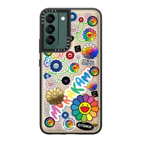 FLOWERS STICKER MANIA PHONE CASE