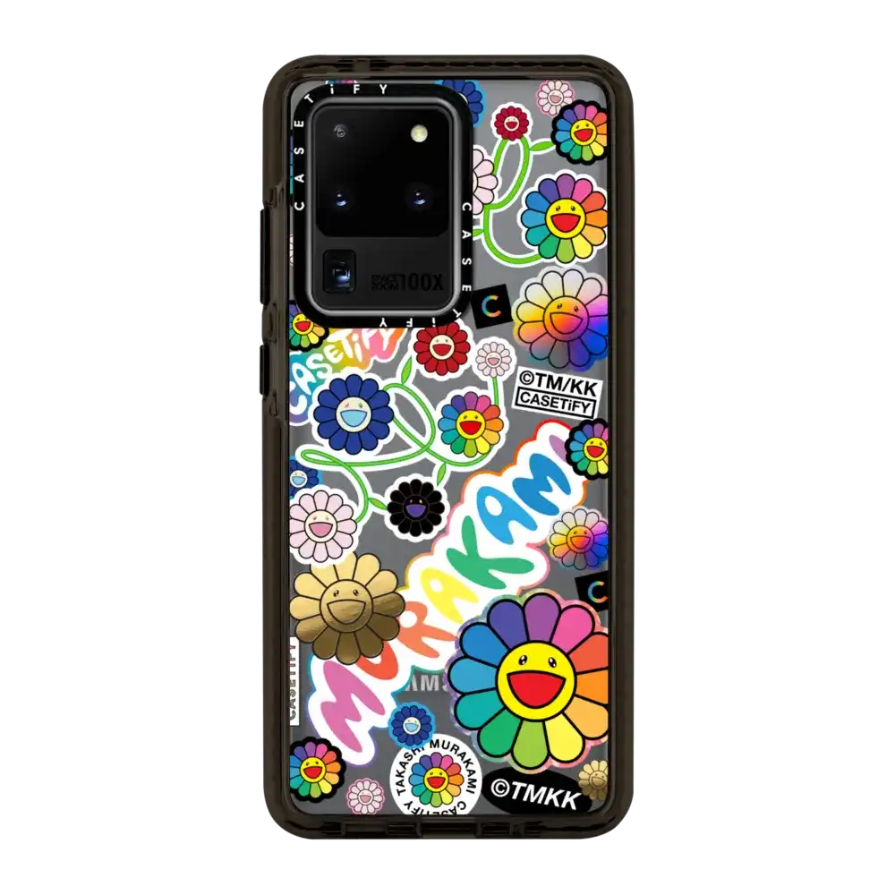 FLOWERS STICKER MANIA PHONE CASE