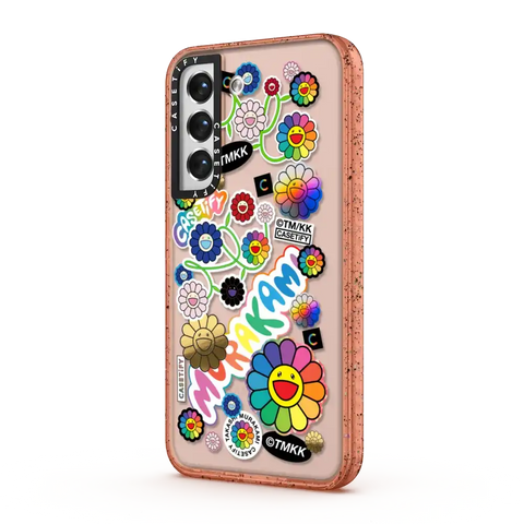 FLOWERS STICKER MANIA PHONE CASE