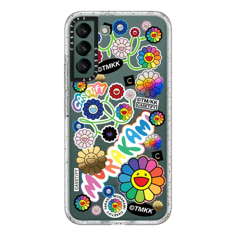 FLOWERS STICKER MANIA PHONE CASE