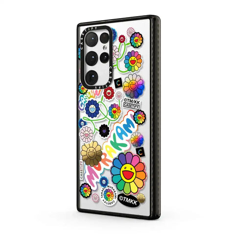 FLOWERS STICKER MANIA PHONE CASE