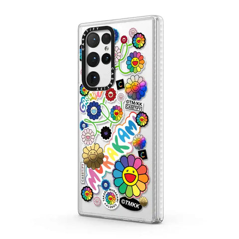 FLOWERS STICKER MANIA PHONE CASE