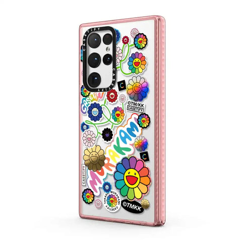 FLOWERS STICKER MANIA PHONE CASE