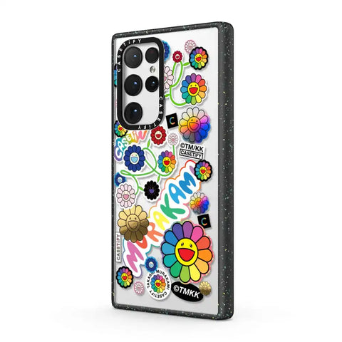 FLOWERS STICKER MANIA PHONE CASE