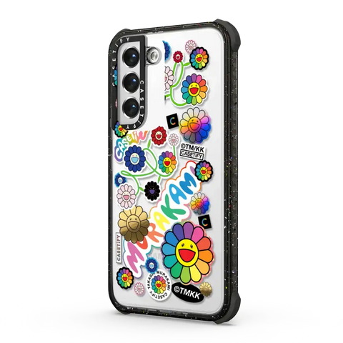 FLOWERS STICKER MANIA PHONE CASE