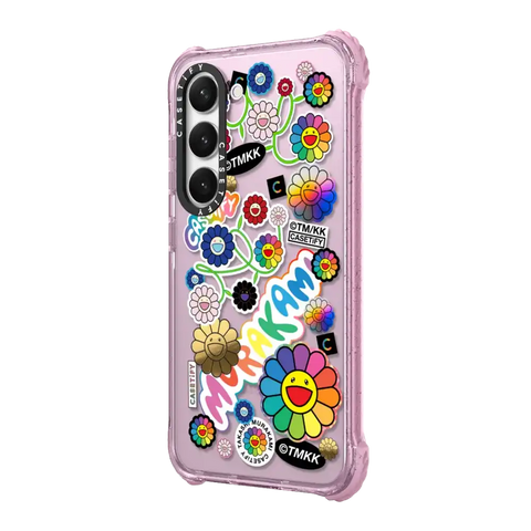 FLOWERS STICKER MANIA PHONE CASE