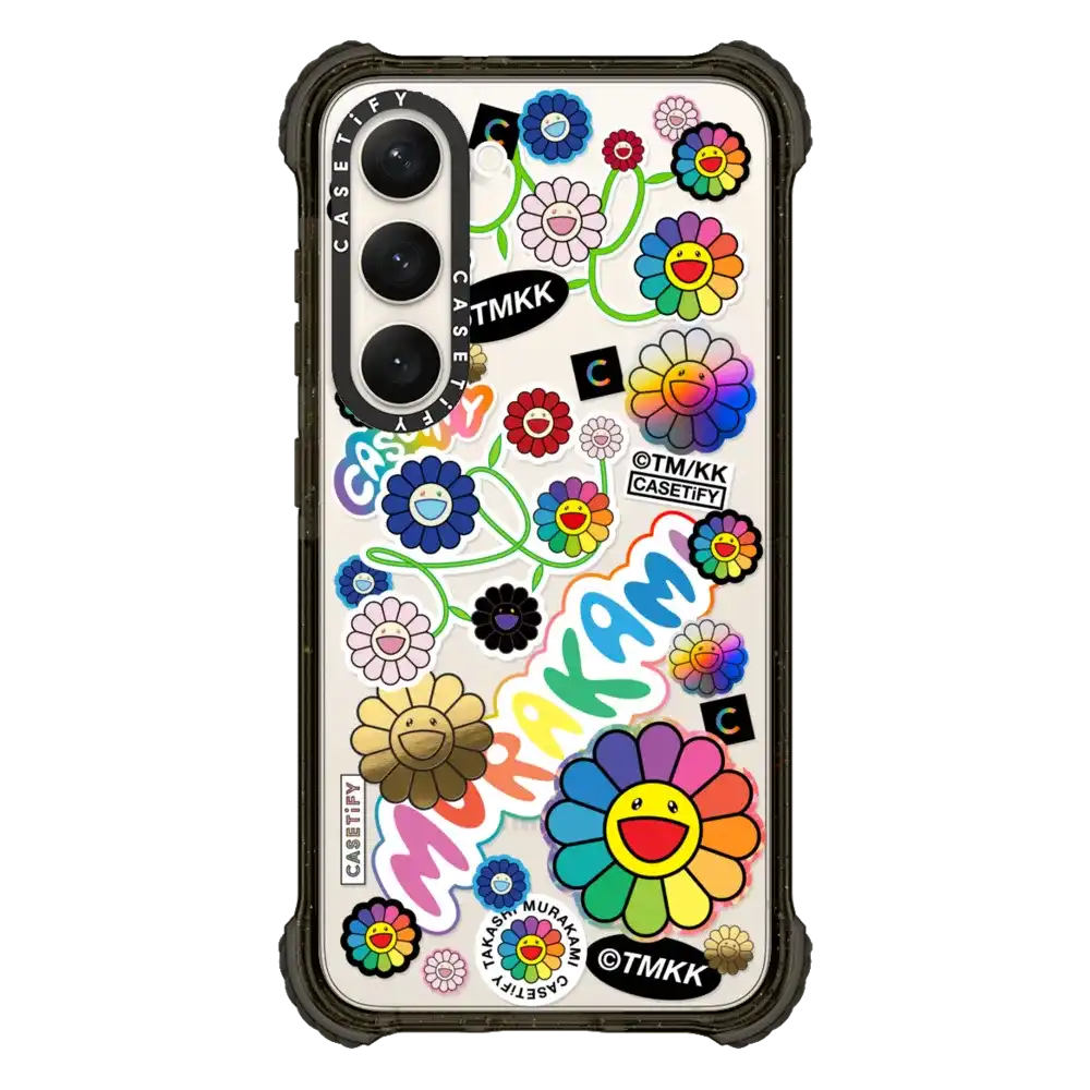 FLOWERS STICKER MANIA PHONE CASE