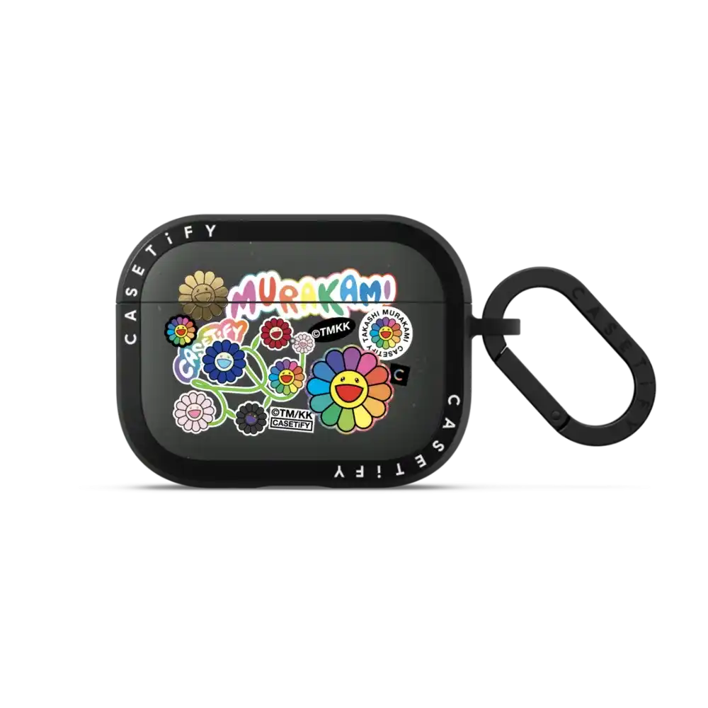 FLOWERS STICKER MANIA EARBUDS CASE