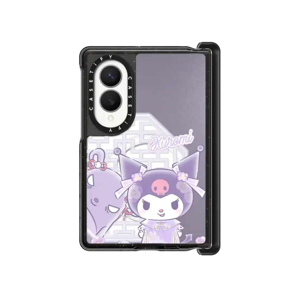 Kuromi's Purple Sakura Case