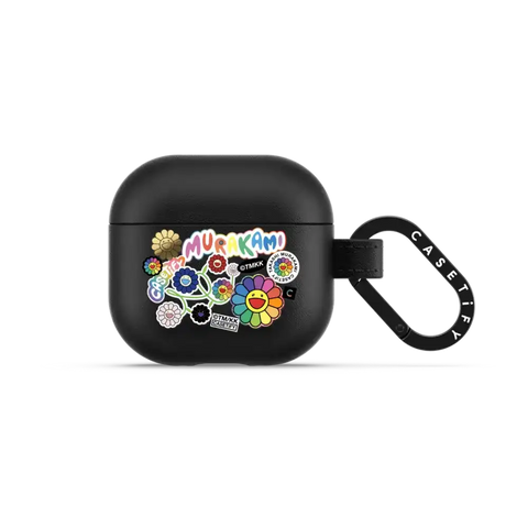 FLOWERS STICKER MANIA EARBUDS CASE