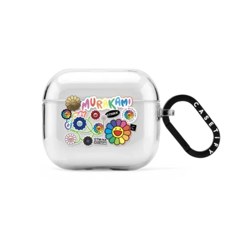 FLOWERS STICKER MANIA EARBUDS CASE