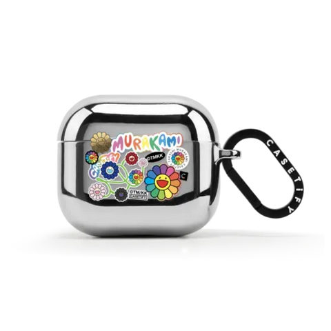 FLOWERS STICKER MANIA EARBUDS CASE