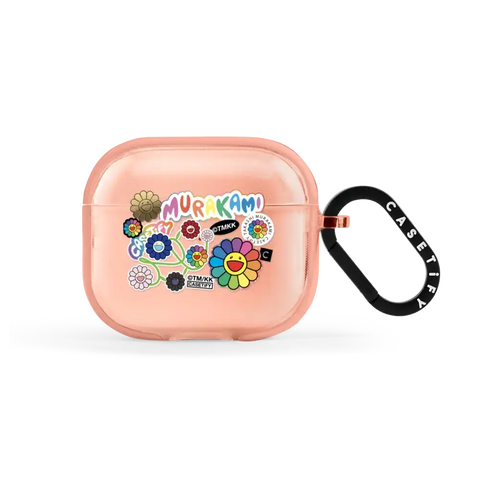FLOWERS STICKER MANIA EARBUDS CASE