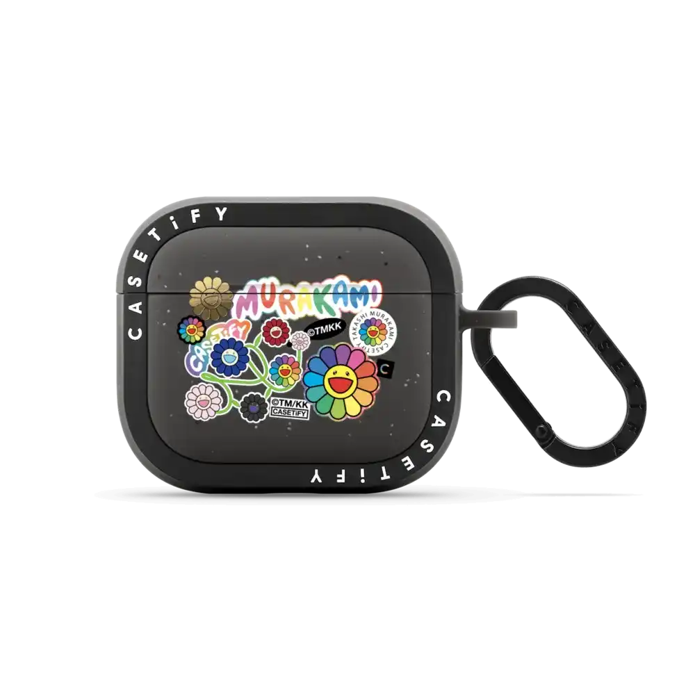 FLOWERS STICKER MANIA EARBUDS CASE